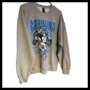 NWOT GILDAN Carolina Panthers Football Sweatshirt Adult Large Crew Neck Pullover
